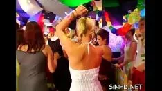 Abspielen Sorgloses und mutiges politisches Partymachen mit Knüppeln