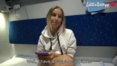 Play Thither was a jolly blond on the trail who volunteered me to fuck her