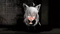 Jouer [enregistrement vidéo titillation] renard fubuki perplexe dans la clôture