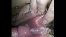 播放 他得到艾滋病与她的光滑头发的小猫一起表演
