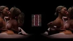 Play Vreal 18k double titfuck with cum dirty tongue kiss - cgi, 3d, threesome, ffm, featuring harley quinn and alexa