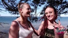 Jouer Arianna et Angelina, deux MILF coquines dans un trio sale
