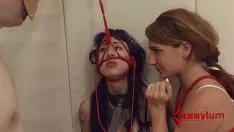تشغيل تقييد bdsm المفصل الثلاثي هبوطا
